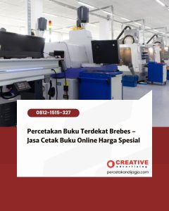 Percetakan Buku Terdekat Brebes – Jasa Cetak Buku Online Harga Spesial