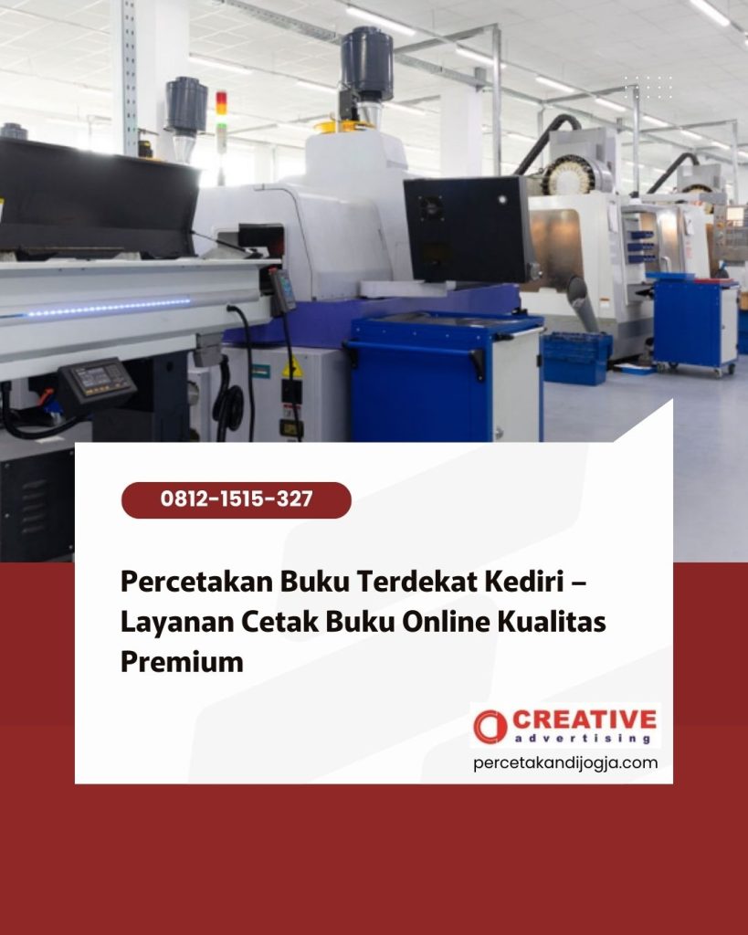 Percetakan Buku Terdekat Kediri – Layanan Cetak Buku Online Kualitas Premium