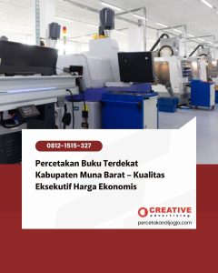 Percetakan Buku Terdekat Kabupaten Muna Barat – Kualitas Eksekutif Harga Ekonomis