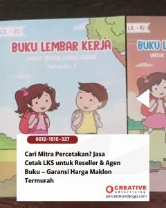 Cari Mitra Percetakan? Jasa Cetak LKS untuk Reseller & Agen Buku – Garansi Harga Maklon Termurah