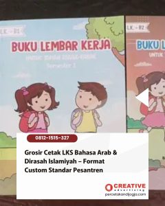 Grosir Cetak LKS Bahasa Arab & Dirasah Islamiyah – Format Custom Standar Pesantren