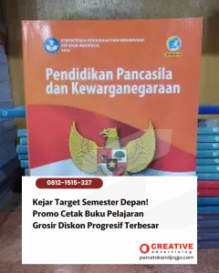 Kejar Target Semester Depan! Promo Cetak Buku Pelajaran Grosir Diskon Progresif Terbesar